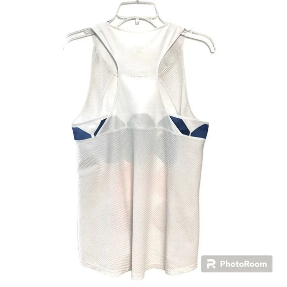 Ted Baker London Marina Mosaic Tank Vest‎ Top  mixed Media/ Waffle Knit Large - Picture 10 of 11